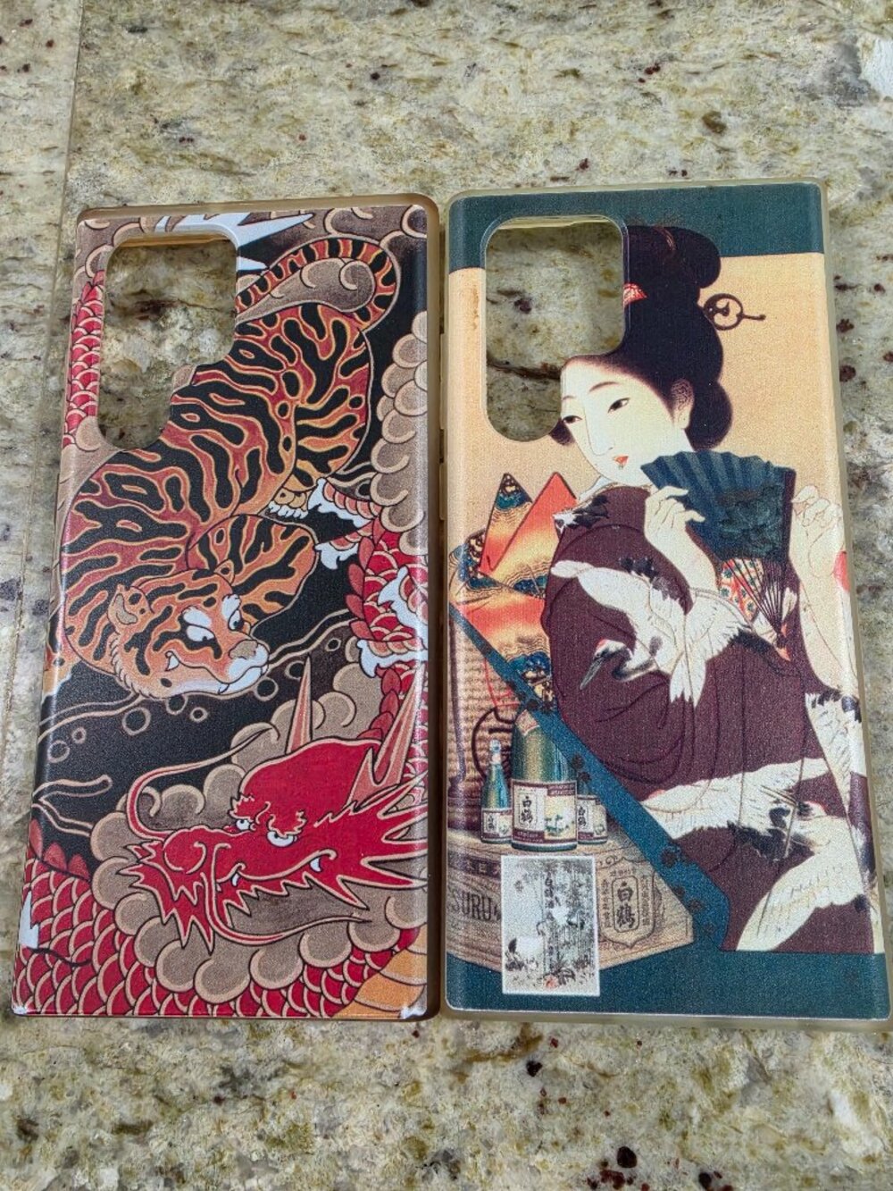 2 Samsung S22 Ultra Silicone cases from Redbubble